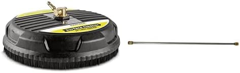 Karcher 15-Inch Pressure Washer Surface Cleaner Attachment, 3200 PSI Rating & American Hydro Clean PLQ25-33B-AHC Stainless Steel Quick Connect Lance, 33"
