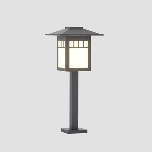 ANALYST Outdoor Waterproof Lawn Lights E27 1-Light External Garden Lamps Modern Home Yard Decorative Path Lights Outside Floor Mount Lighting Fixture for Landscape Deck H23.64in,Modern Wall Sconces