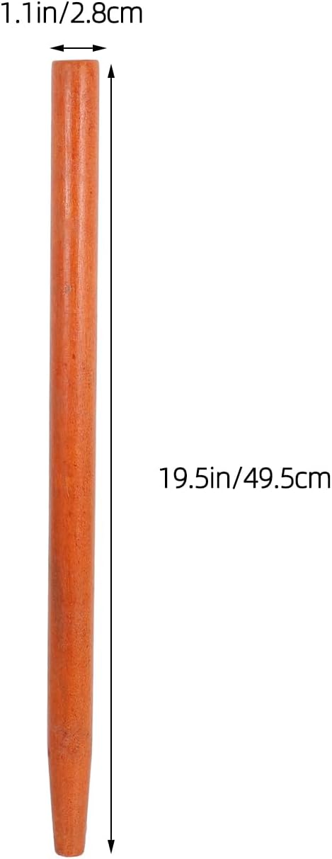 Toddmomy 19.48 Inch Hardwood Handle Replacement for Gardening Tools Universal Extended Grip for Shovels Hoes and Scythes Slip-Resistant Hand Tool Handle for Lawn and Farm Use