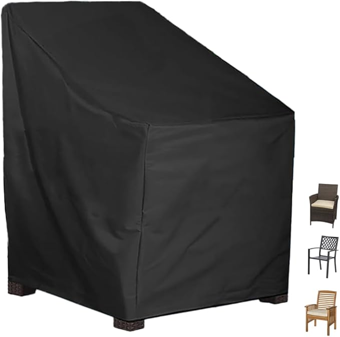 30x27x33 UV-proof Waterproof Furniture Patio Cover 30D x 27W x 33H breathable dust proof sofa table chair storage bar high chair color black sectional armless 30 inches 27 inches 33 inches