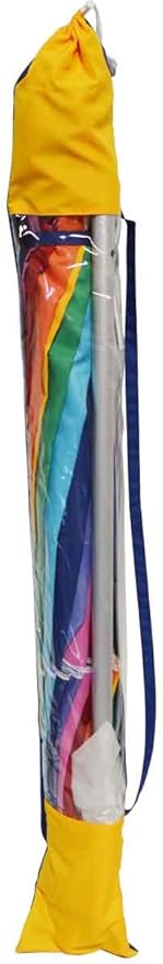 Beach Umbrella Rainbow Includes Carry Bag