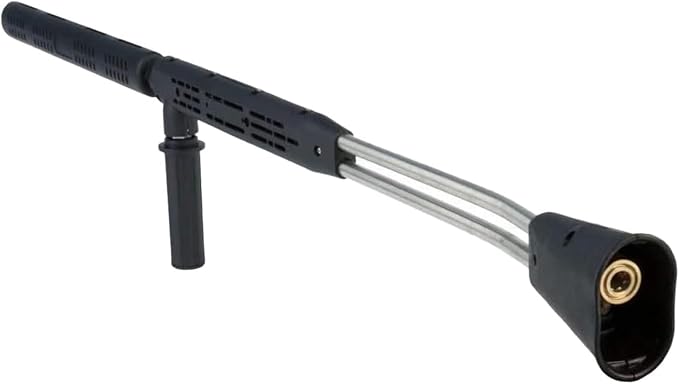 CANPUMP 40-in Dual Lance Wand w/Bent Tube, Spray Gun Included, Replacement Pressure Washer Gun w/Extension Wand, Stainless Steel, Quick-Connect, Soap Nozzle, 5000 PSI, 10.5 GPM