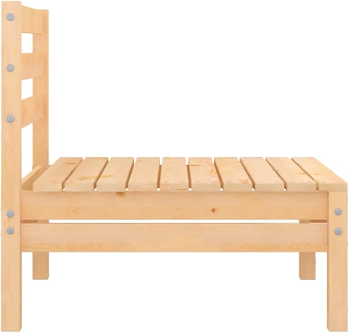 Patio Lounge Set,Wooden Sofa,Outdoor Furniture,Patio Conversation Sets,Outdoor Furniture Sets,for Garden,Deck,Backyard,3 Piece Solid Pinewood