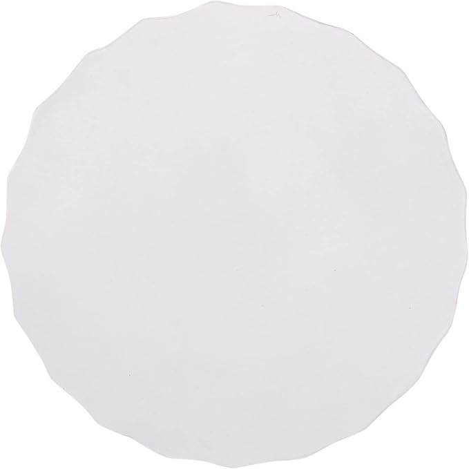Outdoor Side Table Round Cylinder Side Table Concrete End Tables Small Stone Coffee Tables Patio Garden Stool Plant Stand for Porch, Backyard Balcony,Weather Resistant, MgO,White