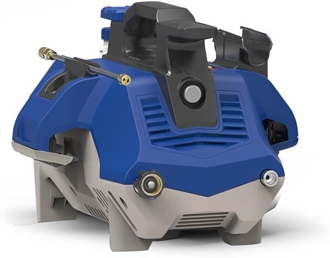 AR Blue Clean AR2N1 Electric Pressure Washer-2050 PSI, 1.4 GPM, 13 Amps Quick Connect Accessories, 2 in 1 Detachable Cart, On Board Storage, Portable Pressure Washer, High Pressure, Car, Patio
