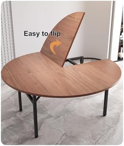 Foldable Round Table Top - Versatile for Signs, Dining, Kitchens & Coffee Tables - Portable, Space-Saving Design - Ideal for Events and Home Use