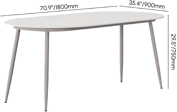 7-Piece Outdoor Dining Set - 70.9'' Sintered Stone Top Dining Table with 6 Rope Woven Armchairs, Aluminum Frame, and Cushions for Patio, Garden, and Outdoor Dining