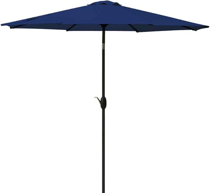BLUU MAPLE Olefin Market Umbrella Patio Table Umbrella