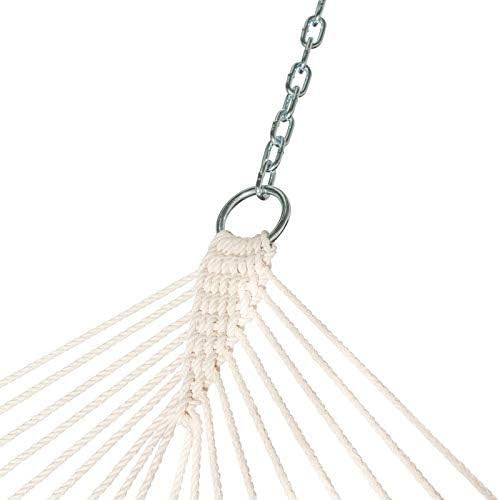 Castaway Living Large 2-Person Quilted Hammock with Stand & Pillow – Ikat, 10 ft. L x 52 in. W, 350 lb Capacity, Weather-Resistant Polyester, Portable Space-Saving Frame