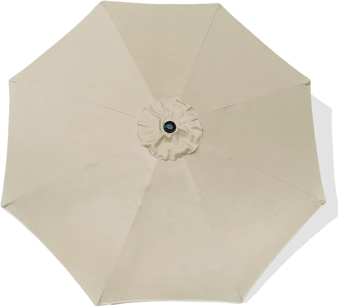 ontheway 11FT Patio Umbrella Enhanced Replacement Canopy Market Table 8 Ribs Umbrella Canopy