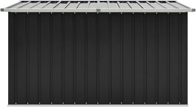 Patio Storage Box,deck box,outdoor storage box,toolbox,patio furniture,Easy to open and close with hinged lid, Anthracite 67.3"x39"x36.6"