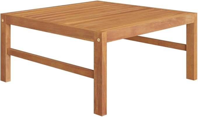 Backyard Furniture Patio Conversation Sets Outdoor Seating 4 Piece Patio Lounge Set with Cream Cushions Solid Teak Wood Suitable for Swimming Pool, Courtyard, Garden