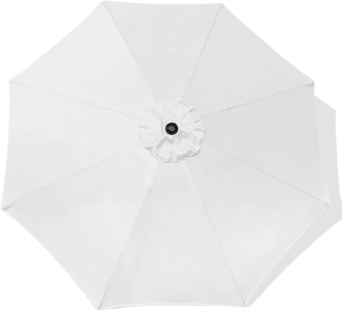 ontheway 11FT Patio Umbrella Enhanced Replacement Canopy Market Table 8 Ribs Umbrella Canopy