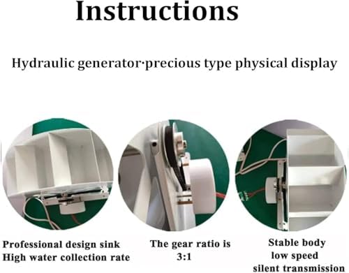 Micro Hydro Generator Low Speed Water Wheel Turbine Portable Outdoor Power Supply For Lighting Battery Charging Stainless Steel Compact Design Easy Install Emergency Camping Use Reliable Energy