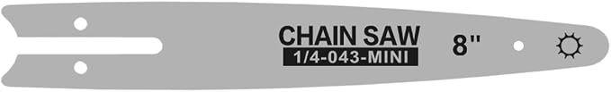 DocSmart 8 inch Mini Chainsaw 1pc Replacement Guide Bar