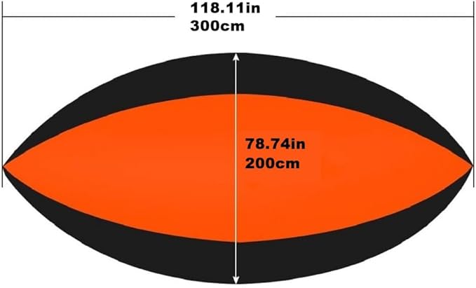 Double Hammock,mosquito Net Camping,Comfortable and Breathable, Easy to Carry, Made of Nylon, 118 Inches Long, Multi-scenario Hammock for Camping and Gardening(Blue,300X200CM)