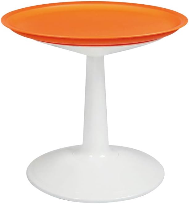 Lagoon Sprout Orange Round Side Table