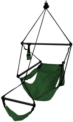 Hammaka Original Hammock Chair with Aluminum Dowels Hunter Green/Aluminum Dowels