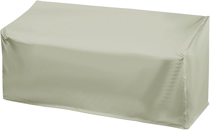 PATIKIL Outdoor Bench Cover, 210D Oxford Heavy Duty Waterproof Patio Furniture Covers for Garden Sofa Chair Table Zero Gravity, 64"L x 26"W x 35"T, Champagne Color