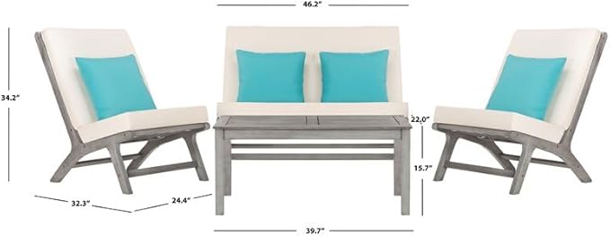 Safavieh PAT7044A Collection Chaston Teak