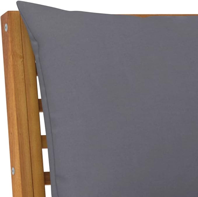 Patio Lounge Set with Cushion,Outdoor Patio Furniture,Outdoor Chat Conversation Set,Garden Furniture Sets,for Patio,Backyard,Garden,Outdoor,4 Piece Solid Acacia Wood