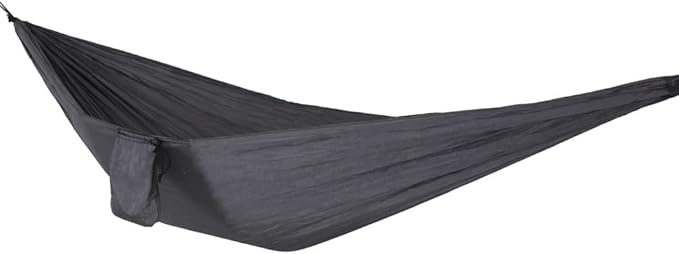 Portable Hammock,garden Hammocks,210T Nylon (parachute), Can Hold Up to 250kg, Tear-resistant, Suitable for Camping, Outdoor and Garden Scenarios.(Black)