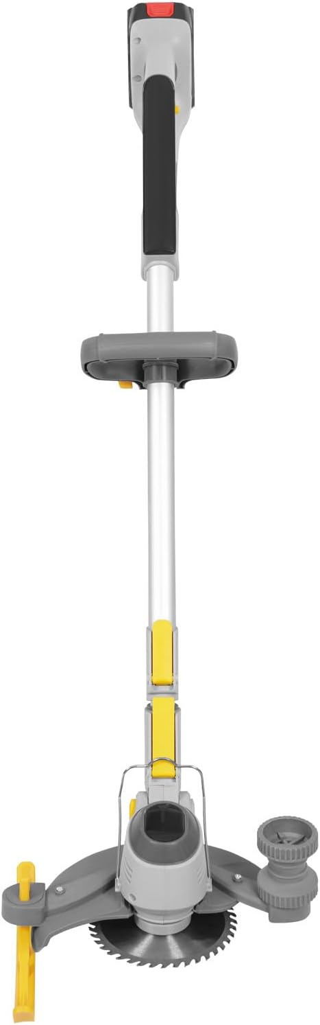 Cordless Weed Wacker String Trimmer, 3-in-1 Electric Grass Trimmer with 4.0Ah Battery, Adjustable Telescopic Pole Edger Lawn Tool, Grass Trimmer/Brush Cutter/Lawn Edger for Yard Garden Orchard