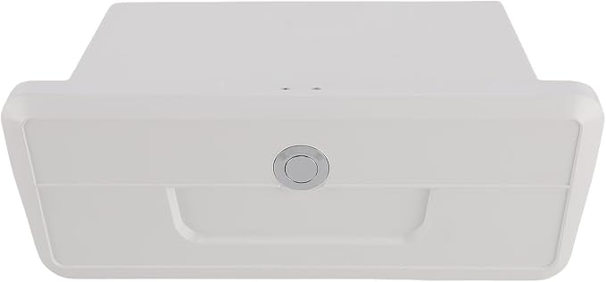 Marine Deck Storage Box – Lockable ABS Glove Compartment with Cup Holder for Boats & Yachts, Waterproof Boat Storage Box, White