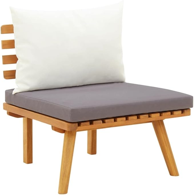 Patio Lounge Set with Cushions,Patio Furniture Sets,Patio Conversation Sets,Outdoor Furniture Sets,for Garden,Backyard,Outdoor,7 Piece Solid Acacia Wood