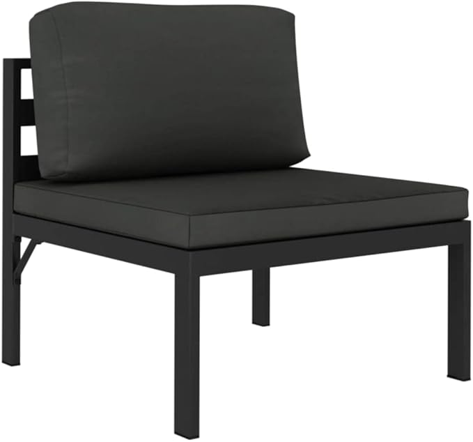 7 Piece Patio Lounge Set,Outdoor Garden Conversation Set,Patio Outdoor Set Suitable Suitable for Patio,Deck,Balcony with Cushions Aluminum Anthracite