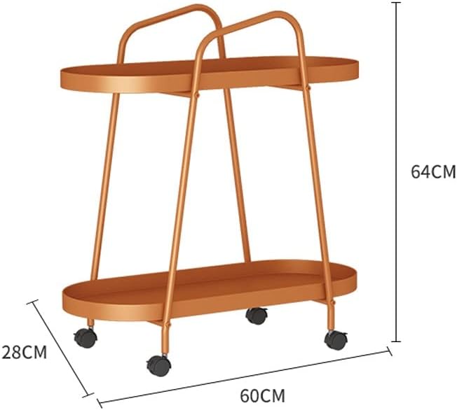 Wheeled Trolley Side Cabinet Mobile Coffee Table Living Room Sofa Small Bedside Office Balcony Outdoor Furniture