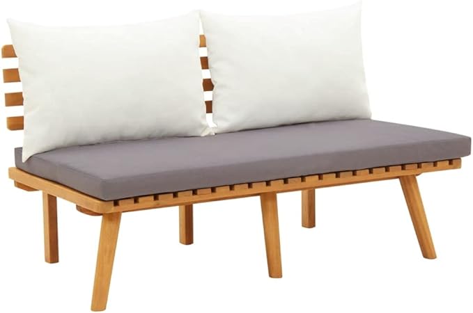 Patio Lounge Set with Cushions,Patio Furniture Sets,Patio Conversation Sets,Outdoor Furniture Sets,for Garden,Backyard,Outdoor,8 Piece Solid Acacia Wood