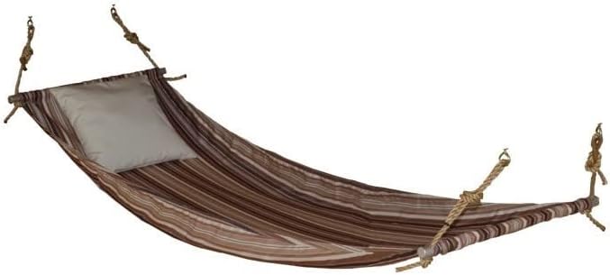 Full Hammock with Mounting Hardware, Maroon Stripe