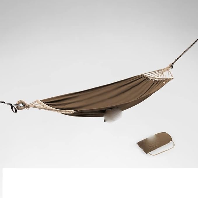 MaGiLL Outdoor Hammock Anti-Rollover Single Canvas Hammock Outdoor Camping Swing Adult Portable Hanging Chair (Color : 3-Pack, Size : Light Grey)