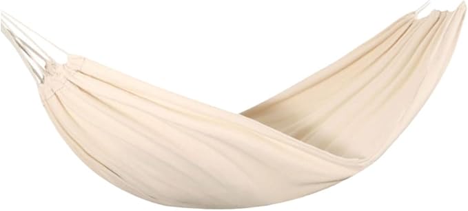 Portable Oxford Cloth Hammock Camping Multifunctional Easy to Carry Skin-Friendly Breathable Outdoor Supplies Sturdy Hammock Comfortable(S,Beige)