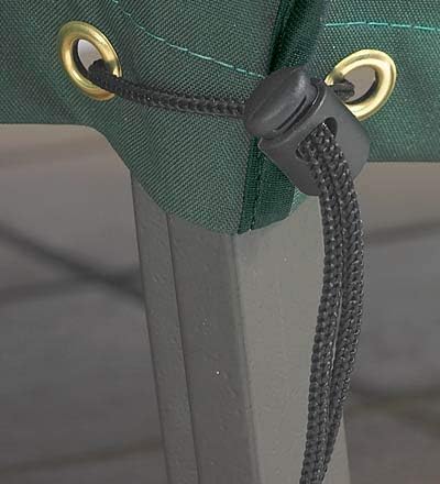 Plow & Hearth Rocking Chair Outdoor Furniture Cover| All-Weather | Water-Repellent | Cloth-Like Polyester | Resists Fading | Toggle Closure| Reinforced Seams | 26¾"L x 31½"W x 44" H| Green