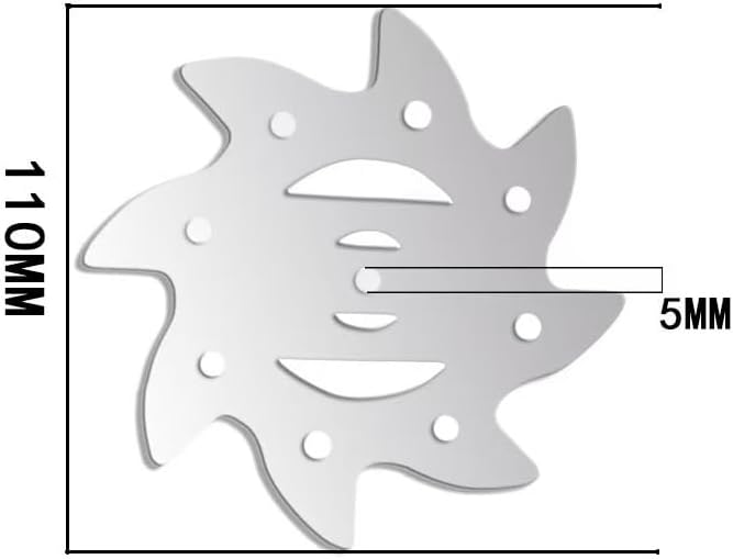 6" Eight Corners Carbide Carbide Tipped Weed Wacker Blade, 4" Brush Cutter Blade for Weedeater, Metal Cutter Blades Replacement Suitable for Most Electrical Weed Wacker stringless Weed Eater