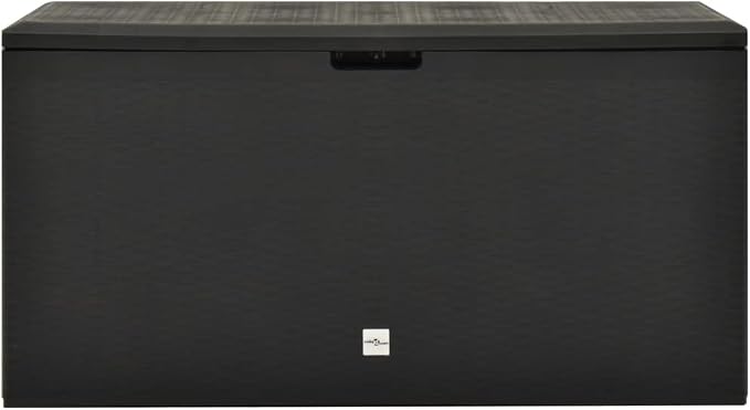Patio Storage Box,Outdoor Toy Box,Outdoor Cushion Storage,Pool Storage, Towel Storage,for Patio Furniture, Pillows, Pool Supplies, Garden Tools, Anthracite 44.9"x18.5"x23.6"