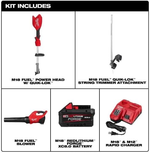 A for M18 Fuel String Trimmer/Blower Combo Kit + TPT Premium cart tecforeman