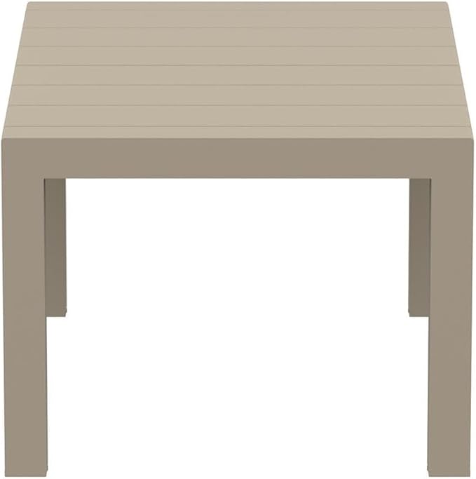 Compamia Vegas 55" Extendable Patio Dining Table in Dove Gray, Commercial Grade