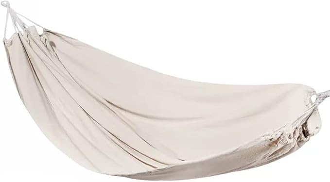 Outdoor Hammock Anti-Rollover Travel Camping Portable Hammock Hanging Chair Outdoor Portable Camping Travel Equipment (Color : White, Size : 200 * 150cm)