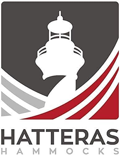 Hatteras Hammocks Cast Slate Sunbrella Tufted Single Swing – 300 lb Capacity, Indoor/Outdoor, Cumaru Spreader Bar – Handcrafted in The USA