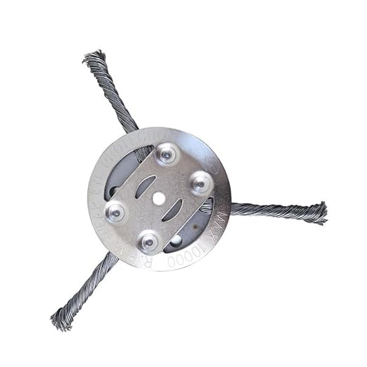 Professional Weed Brush for Brush Cutter |Weed Brush for Brush Cutter Lawn Trimmer, Steel Wire Round Brush Garden Accessories, Steel Wire Grass Trimmer Head