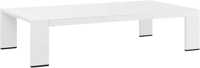 Modway Tahoe 2-Piece Fabric/Powder-Coated Aluminum Outdoor Set in Gray/White