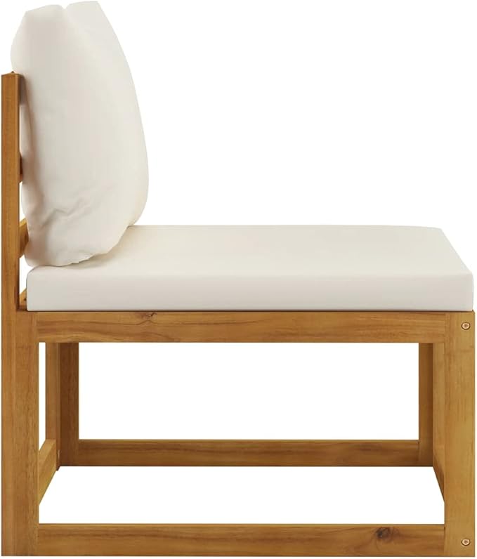 Patio Lounge Set with Cushions,Outdoor Tables and Chairs,Outdoor Furniture Sets,Patio Conversation Sets,for Garden,Deck,Backyard,5 Piece Solid Acacia Wood
