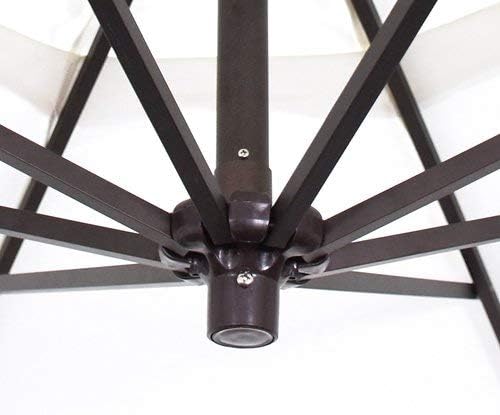 California Umbrella 9-Foot Offset Cantilever Patio Umbrella Infinite Tilt