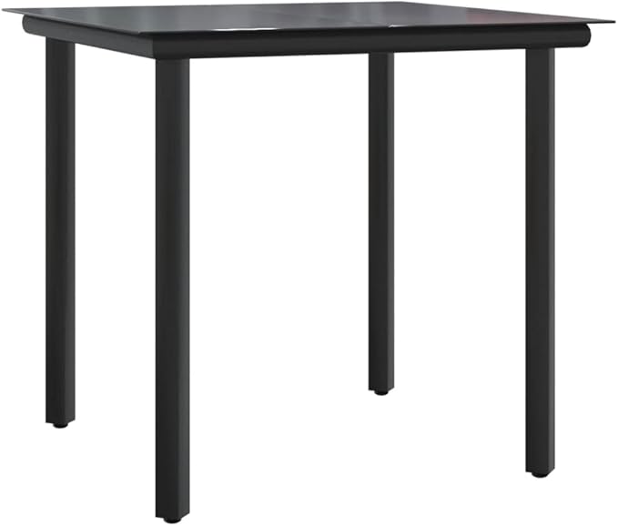 Backyard Furniture Patio Conversation Sets Outdoor Seating 5 Piece Patio Dining Set with Cushions Black Poly Rattan Suitable for Gardens, Balconies, Decks