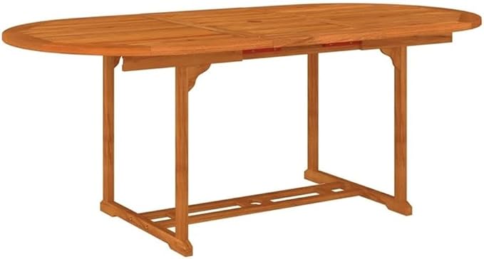 Afuera Living Solid Eucalyptus Wood Patio Dining Set, Reddish-Brown Finish, Foldable Chairs with Multi-Position Backrests, Weather-Resistant, Includes Table and 4 Chairs, Outdoor Garden Deck Dining