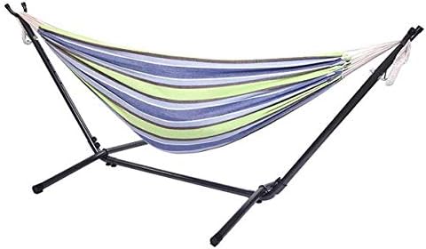 Home Portable Outdoor Polyester Hammock Set Green 3-7 Days Delivery