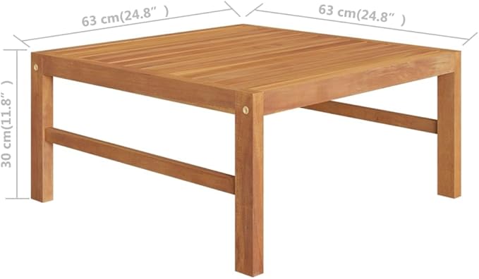 5 Piece Patio Lounge Set,Outdoor Garden Conversation Set,Patio Outdoor Set Suitable Suitable for Patio,Deck,Balcony with Cream Cushions Solid Teak Wood